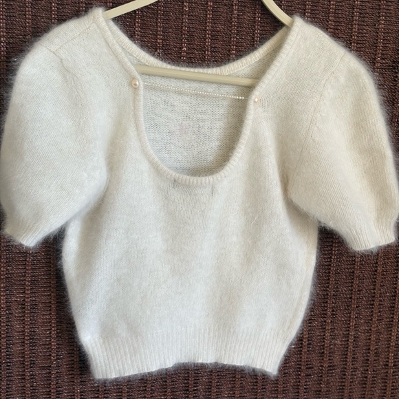 Esprit Elegant White Women's Sweater - Picture 3 of 4